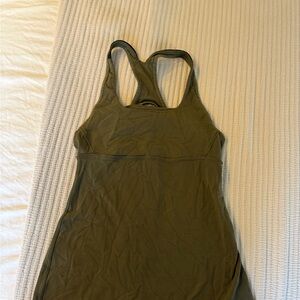 lululemon athletica Olive Racerback Tank Dress
